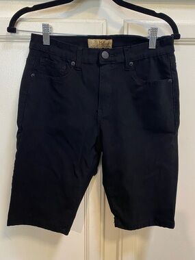 Hybrid & company Men's Black Casual Stretch Hybrid Shorts